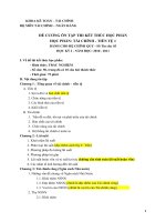 đề cương ôn tập tài chính tiền tệ ppt