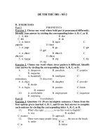 ĐỀ THI THỬ ĐH – SỐ 02 ppt