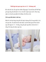 Thiết lập thói quen ngủ cho trẻ 12 - 18 tháng tuổi potx