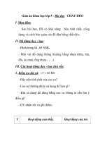 Giáo án khoa học lớp 5 - Bài dạy: CHẤT DẺO potx