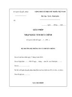 MẪU GIẤY PHÉP NHẬP KHẨU TEM BƯU CHÍNH pot