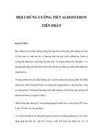 HỘI CHỨNG CƯỜNG TIẾT ALDOSTERON TIÊN PHÁT pptx