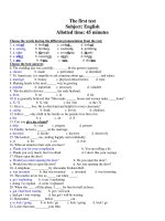 English Allotted time: 45 minutes pptx