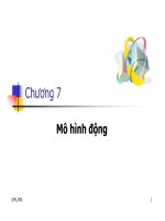 Chương 7 Mô hình động UML ppt