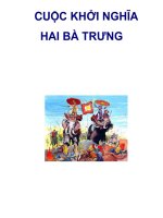CUỘC KHỞI NGHĨA HAI BÀ TRƯNG ppsx