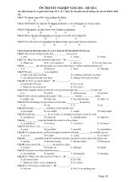 ÔN THI TỐT NGHIỆP NĂM 2011 - ĐỀ SỐ 4 ppsx