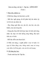 Giáo án tiếng việt lớp 5 - Tập đọc : LÒNG DÂN (Trích ) pot