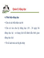 Một số vấn đề về quản lý sinh sản ở bò sữa part 4 doc