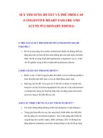 SUY TIM SUNG HUYẾT VÀ PHÙ PHỔI CẤP pdf