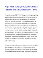 VIỆT NAM TOÀN QUỐC KHÁNG CHIẾN CHỐNG THỰC DÂN PHÁP (1946 – 1950)_3 potx