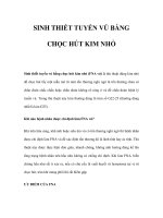 SINH THIẾT TUYẾN VÚ BẰNG CHỌC HÚT KIM NHỎ pptx