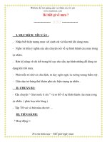 Giáo án chương trình mới: Lớp lá Bé biết gì về mưa ppsx