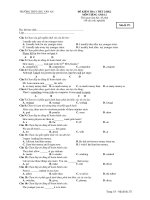ĐỀ KIỂM TRA 1 TIẾT 2/HK2 MÔN TIẾNG ANH 12 - Mã đề 271 pps