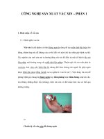 CÔNG NGHỆ SẢN XUẤT VẮC XIN – PHẦN 1 ppt