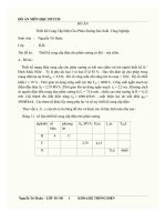 đồ án môn cung cấp điện chuẩn