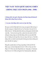 VIỆT NAM TOÀN QUỐC KHÁNG CHIẾN CHỐNG THỰC DÂN PHÁP (1946 – 1950)_1 ppsx