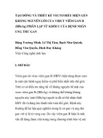 BÁO CÁO KHOA HỌC: 