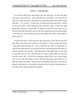 Báo cáo An Toàn Vệ Sinh Thực Phẩm