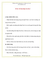 Giáo án chương trình mới: Lớp lá Đề tài : Bé làm thiệp Noel đây ! pptx