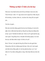 Những sự thật về tình yêu du học ppt