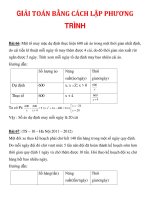GIẢI TOÁN BẰNG CÁCH LẬP PHƯƠNG TRÌNH_4 ppsx
