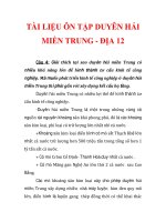 TÀI LIỆU ÔN TẬP DUYÊN HẢI MIỀN TRUNG - ĐỊA 12_3 docx