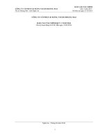 CÔNG TY cổ PHẦN XI MĂNG VICEM HOÀNG MAI báo cáo tài CHÍNH QUÝ 1 năm 2014 cho kỳ hoạt động từ 01 tháng 01 đến ngày 31 tháng 03 năm 2014