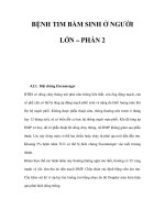 BỆNH TIM BẨM SINH Ở NGƯỜI LỚN – PHẦN 2 ppsx