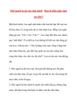 Giáo dục kỹ năng sống mầm non: Khi người lạ gõ cửa nhà mình - Bạn bị điện giật, làm sao đây? ppt