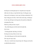 CON GÀ TRỐNG KIÊU CĂNG docx