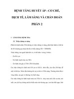BỆNH TĂNG HUYẾT ÁP : CƠ CHẾ, DỊCH TỄ, LÂM SÀNG VÀ CHẨN ĐOÁN - PHẦN 2 pdf