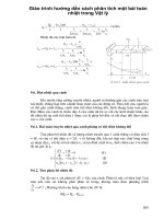 Giáo trình hướng dẫn cách phân tích một bài toán nhiệt trong Vật lý phần 1 potx
