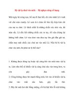 Giáo dục kỹ năng sống mầm non: Bị vật lạ chui vào mũi.- Bị nghẹn cứng cổ họng pot