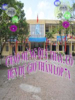 bài giảng toán lớp 7 đa thức một biến