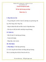 Giáo án chương trình mới: Lớp lá Đề tài: Quê hương tươi đẹp docx