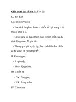 Giáo trình đại số lớp 7 - Tiết 25: LUYỆN TẬP I. Mục đích,yu cầu: - Học sinh lm pps