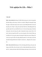 Trắc nghiệm Da Liễu – Phần 3 docx