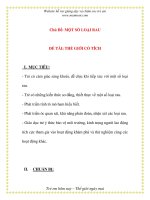 Giáo án chương trình mới: Lớp Chồi Chủ Đề: MỘT SỐ LOẠI RAU ĐỀ TÀI: THẾ GIỚI CỔ TÍCH pot