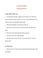 Giáo án chương trình mới: Lớp lá Chủ đề: GIA ĐÌNH potx