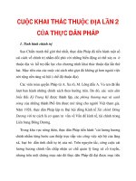 CUỘC KHAI THÁC THUỘC ĐỊA LẦN 2 CỦA THỰC DÂN PHÁP _1 doc