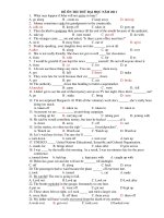 ĐỀ ÔN THI THỬ ĐẠI HỌC NĂM 2011 ppsx