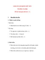 Giáo án chương trình đổi mới Đề tài: Làm quen chữ cái e – ê. docx