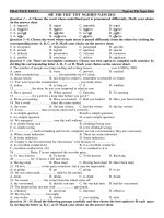 ĐỀ THI THỬ TỐT NGHIỆP NĂM 2011 docx