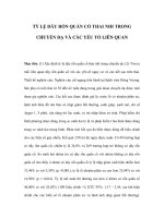 TỶ LỆ DÂY RỐN QUẤN CỔ THAI NHI TRONG CHUYỂN DẠ VÀ CÁC YẾU TỐ LIÊN QUAN pptx