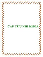 CẤP CỨU NHI KHOA pps