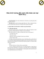 Giáo trình hướng dẫn cách chẩn đoán các loại bệnh thú y phần 1 pdf