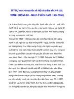 XÂY DỰNG CHỦ NGHĨA XÃ HỘI Ở MIỀN BẮC VÀ ĐẤU TRANH CHỐNG MĨ – NGỤY Ở MIỀN NAM (1954-1965)_5 pdf