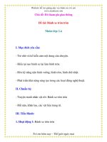 Giáo án chương trình mới: Lớp lá Chủ đề: Bé tham gia giao thông ppsx