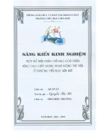 skkn một số biện pháp chỉ đạo góp phần nâng cao chất lượng hoạt động thư viện ở trường tiểu học liên khê