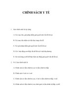 CHÍNH SÁCH Y TẾ pps